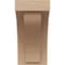 Ekena Millwork 4"W x 4"D x 8"H Wide Helena Rough Cedar Woodgrain TimberThane Corbel, Primed Tan CORUR04X04X08HELRCPR - alternate 3